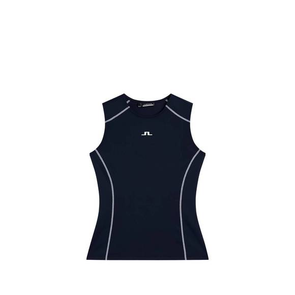 NEW J.LINDEBERG mirit sleeveless top in jl navy - Picture 4 of 5
